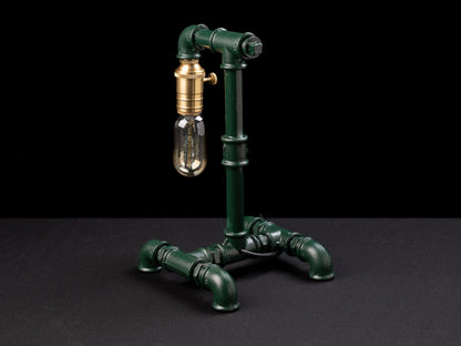 rustic reading lamps: "Rustic reading lamps ideal for late-night reading."