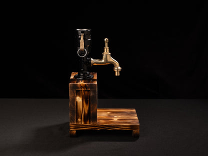 industrial bar taps: "Industrial bar taps with a rustic feel."
