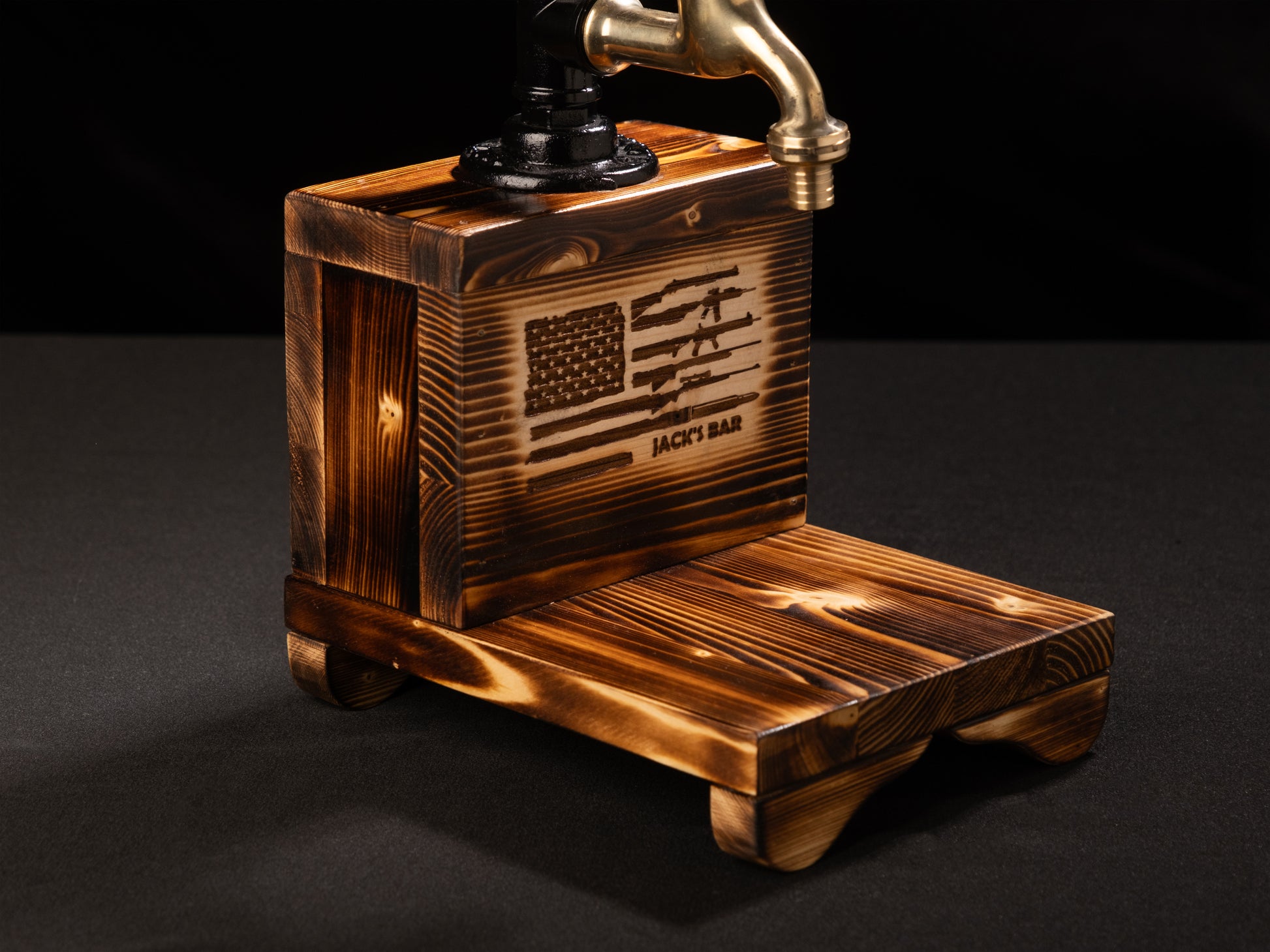 rustic liquor dispensers: "Rustic liquor dispensers for stylish serving."