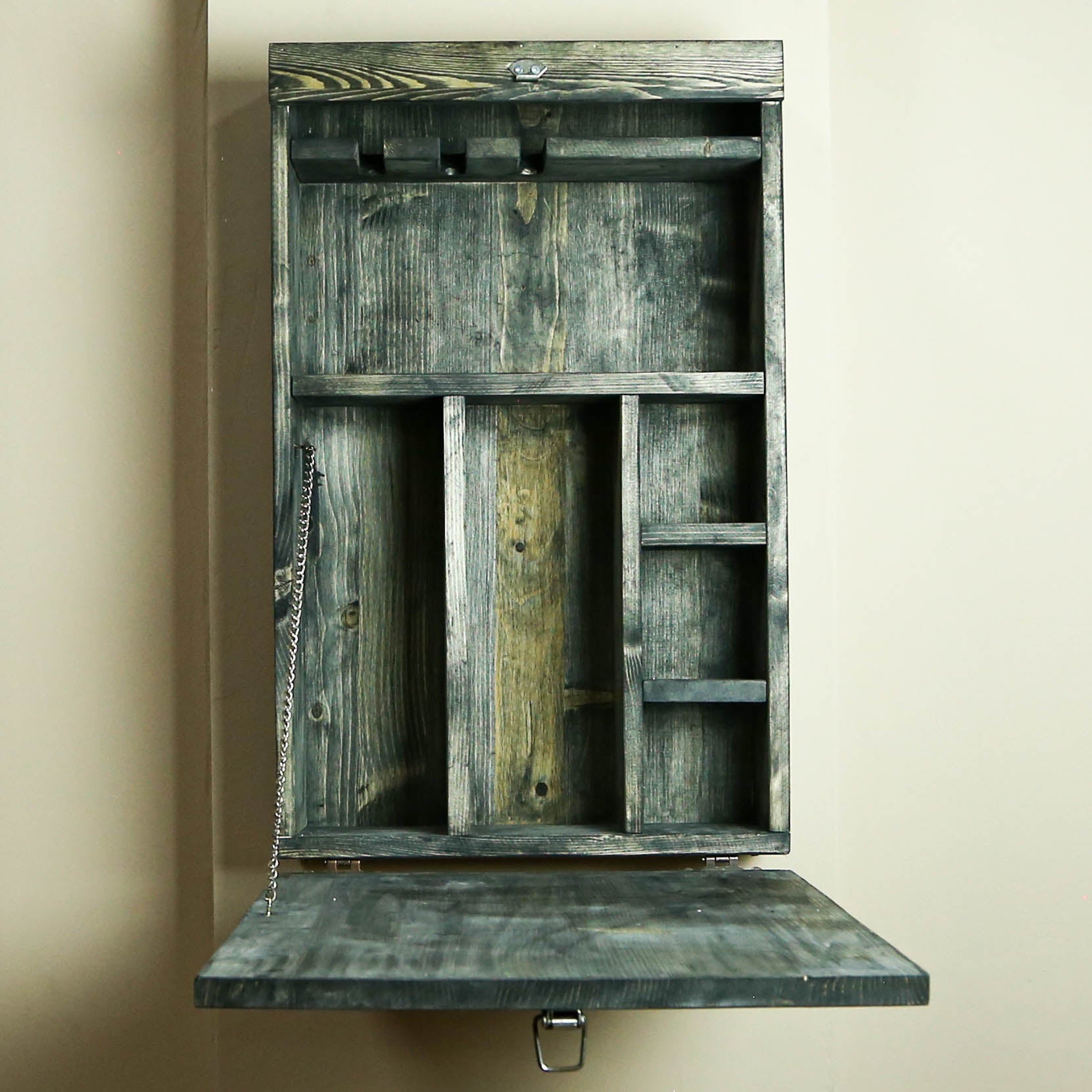 Whiskey/Wine Cabinet - RusticDesignTR Barware - RusticDesignTR