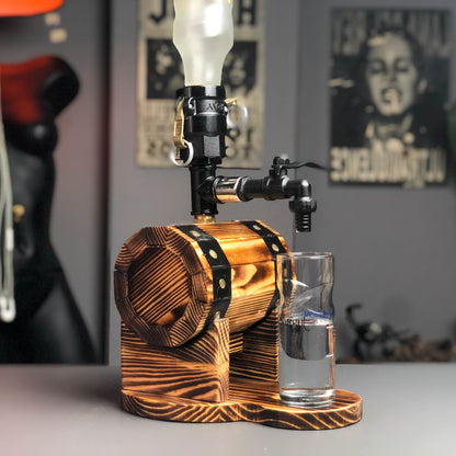 handmade drink dispensers: "Handmade drink dispensers with rustic charm."