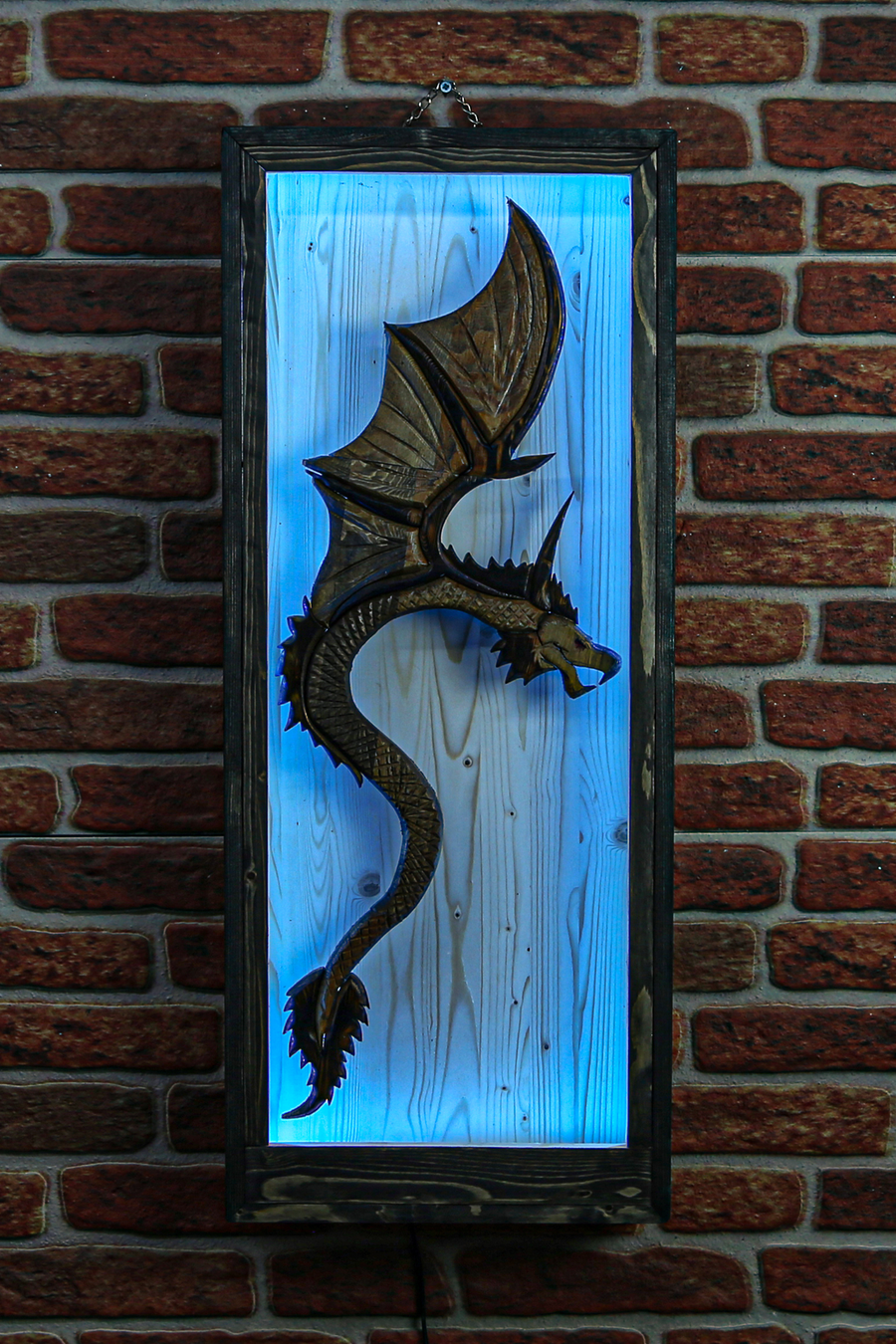 LED/RGB Color Dragon Wall Decor - RusticDesignTR Wall Light Fixtures - RusticDesignTR