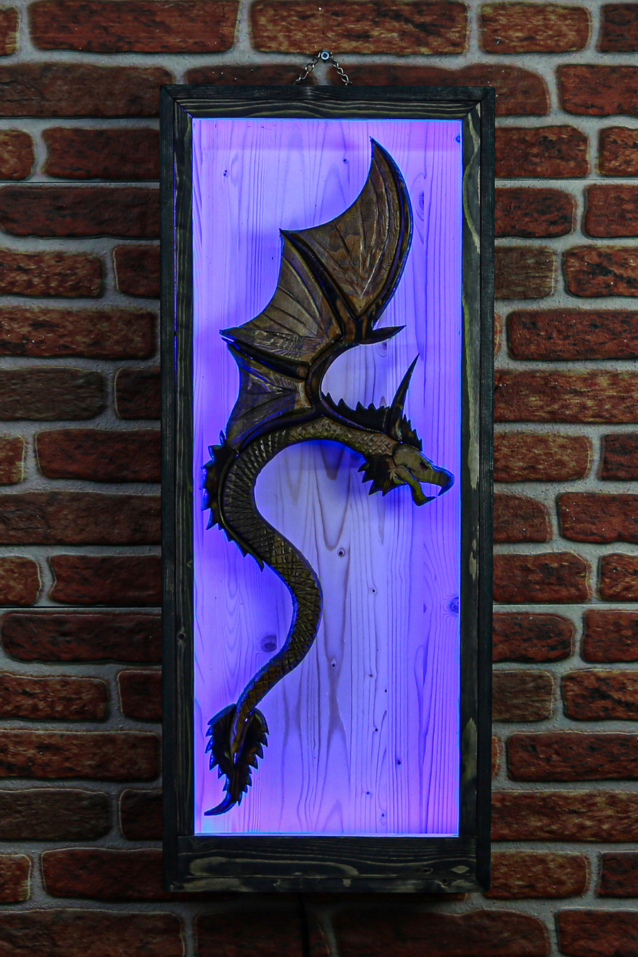 LED/RGB Color Dragon Wall Decor - RusticDesignTR Wall Light Fixtures - RusticDesignTR