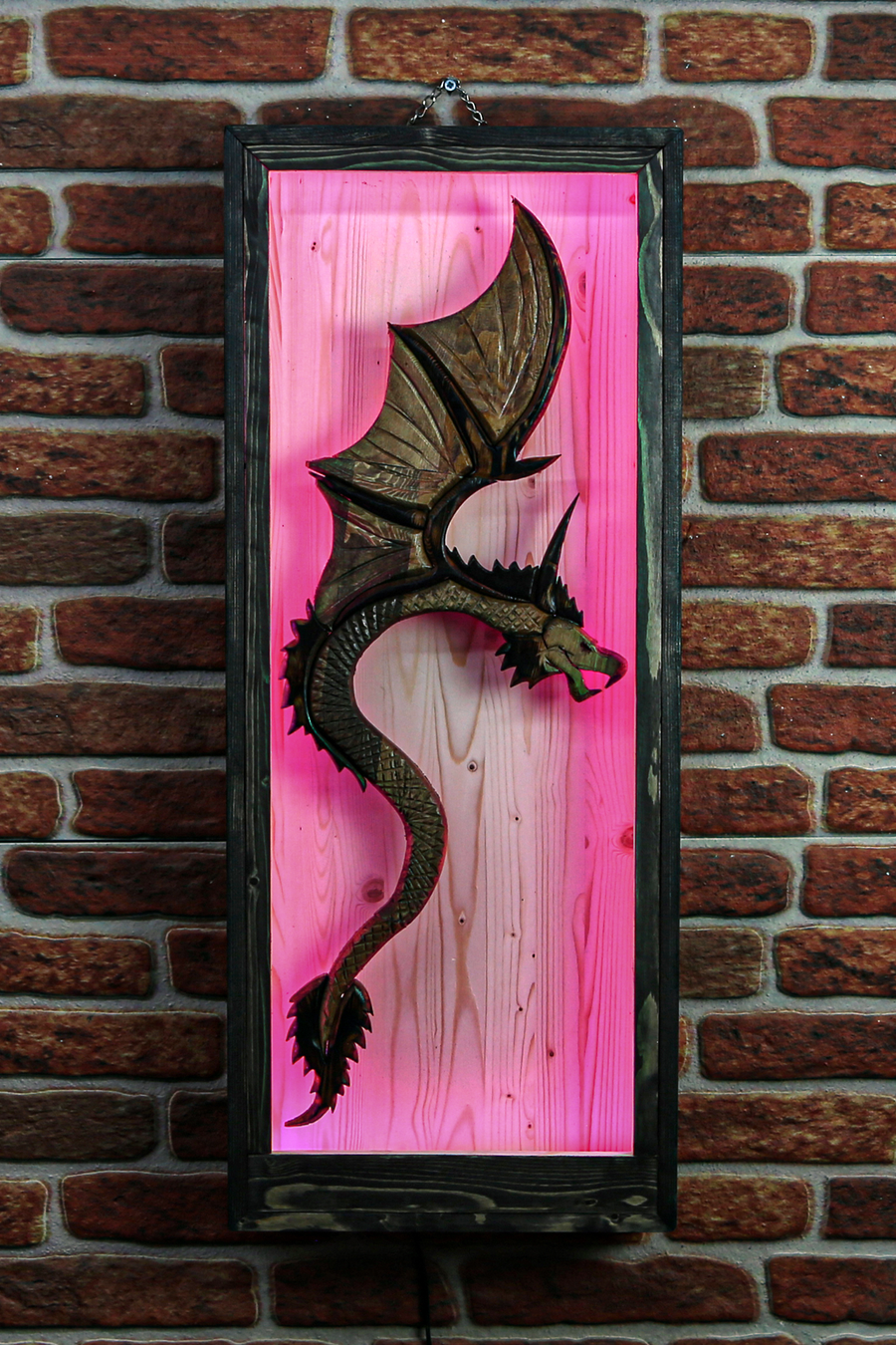 LED/RGB Color Dragon Wall Decor - RusticDesignTR Wall Light Fixtures - RusticDesignTR