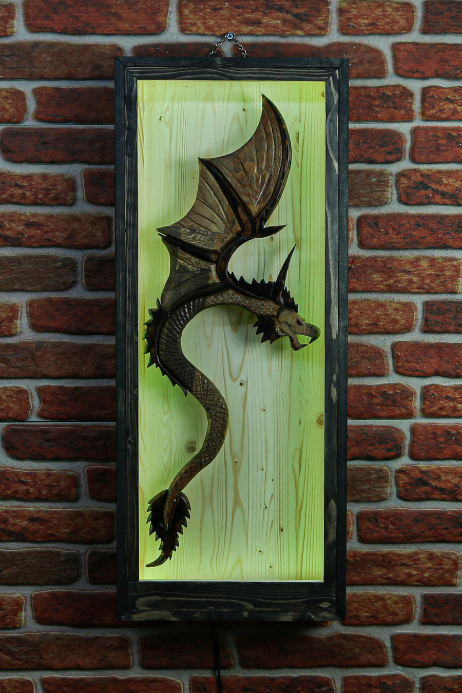 LED/RGB Color Dragon Wall Decor - RusticDesignTR Wall Light Fixtures - RusticDesignTR