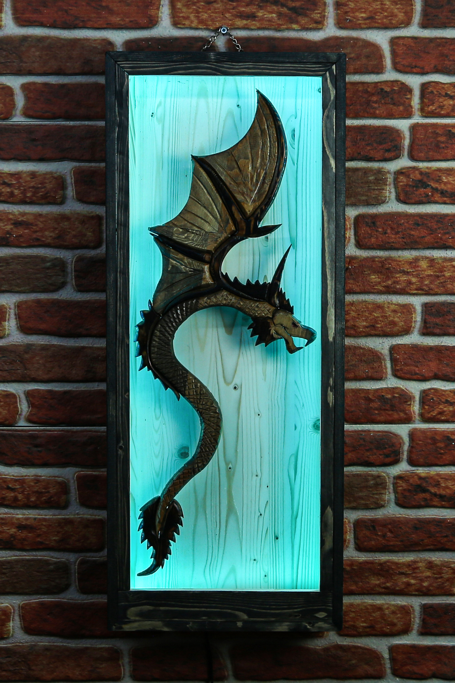 LED/RGB Color Dragon Wall Decor - RusticDesignTR Wall Light Fixtures - RusticDesignTR